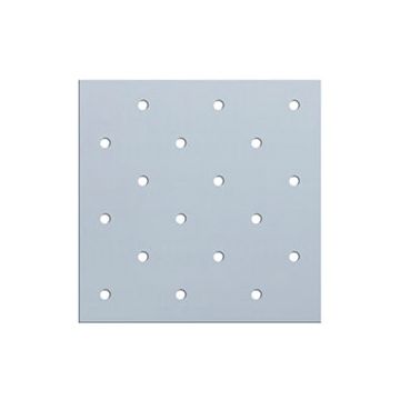 Sonic Silver, 3.4mm Thick, Mini Perforated