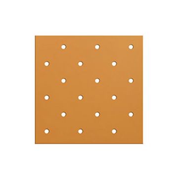 Gold, 3.4mm Thick, Mini Perforated