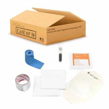 IV Start Kit with Tegaderm Dressing, PVP Ampule