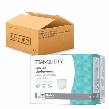 Large, 170 to 210 Pounds, 44 to 54 Inch Waist/Hip, 562 mL Capacity, Heavy Absorbency