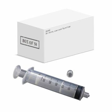 30 / 35 mL, Luer Lock Tip w/ Cap - Box of 50
