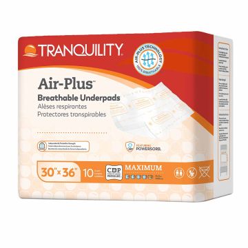 Tranquility AIR Plus Underpad Maximum Absorbency