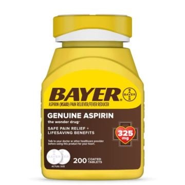 Bayer Genuine Aspirin, 325 mg Coated Tablets