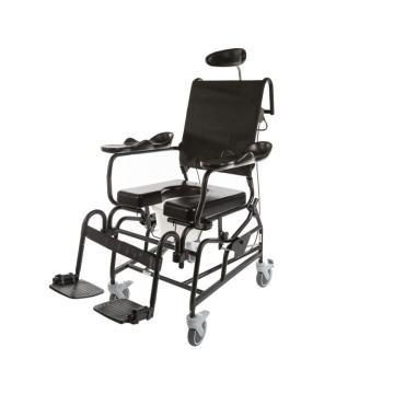 Tilt and Recline Shower Chair, Black Frame Tilt and Recline Shower Chair, Black Frame
