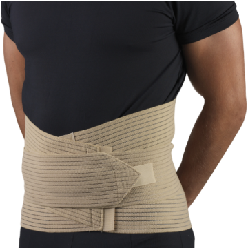 OTC Lumbosacral Support with Abdominal Uplift - Tan