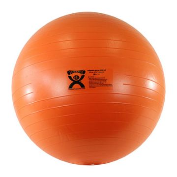 CanDo Inflatable Exercise Ball, Orange