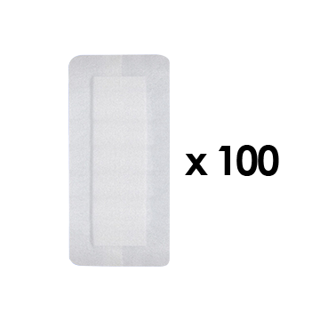 4 x 8 Inch Bandage, 2 x 5-1/2 Inch Pad x100