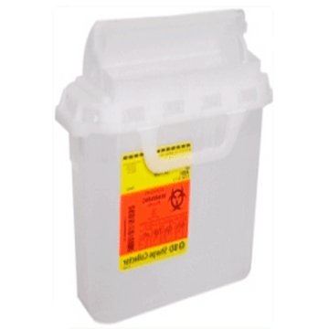 3 Gallon Pearl RecyKleen Sharps Collector with Counterbalanced Door 305053
