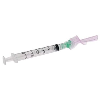 21 Gauge, 1-1/2 Inch Needle, 3 mL with Detachable 3 mL BD Luer-Lok™ Syringe