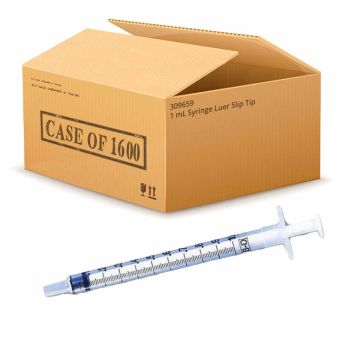 1 mL Syringe Luer Slip Tip