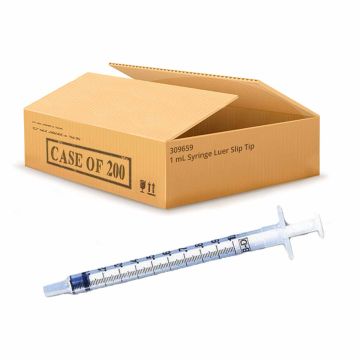 1 mL Syringe Luer Slip Tip 