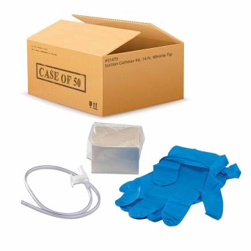 Suction Catheter Kit, 14 Fr, Whistle Tip