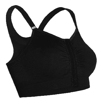 Bella 2X Large, Black, Compression Level 3, 2 Column Hook and Eye Closure