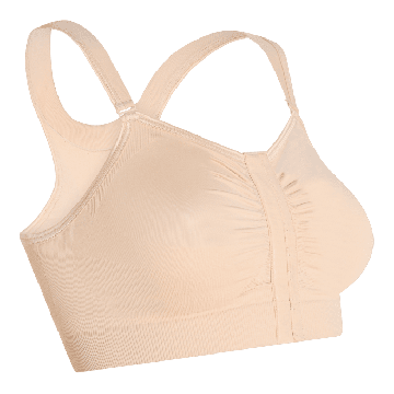 Bella Large, Tan, Compression Level 3, 2 Column Hook and Eye Closure