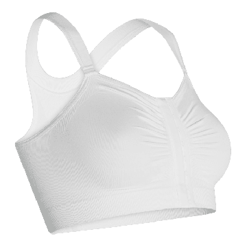 Bella X Large, White, Compression Level 3, 2 Column Hook and Eye Closure