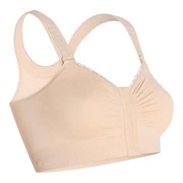 Alice Large, Tan, Compression Level 4, Hook and Eye Closure