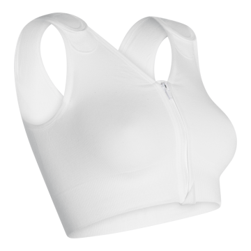 Sophia 2X Large, White, Compression Level 1, Zipper Closure