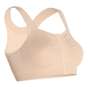 Mary Large, Tan, Compression Level 2, Hook and Eye Closure
