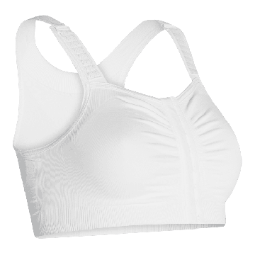 Mary Large, White, Compression Level 2, Hook and Eye Closure