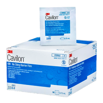 3M Cavilon 3344 1 mL Packaged Wipes case of 20