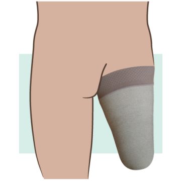 Juzo Silver Dynamic Above the Knee Stump Shrinker 20-30 mmHg