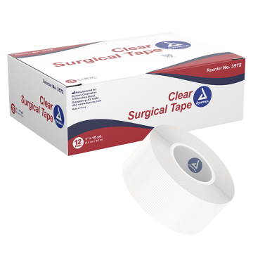 Clear Surgical Tape, Latex Free