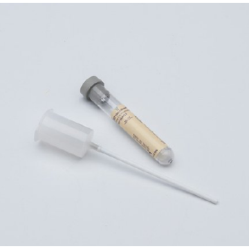 (Grey Cap) C and S Transfer Straw Kit: 4mL Draw, 13 x 75mm C and S Preservative Plus Plastic Tube & Urine Transfer Straw