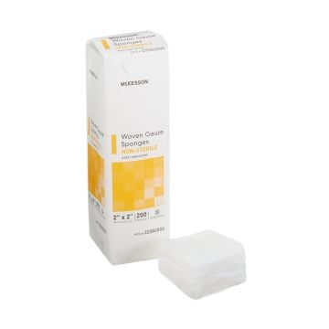Mckesson 22082000 Medi-Pak 2 x 2 Inch 8 Ply Gauze Sponge, Pack of 200