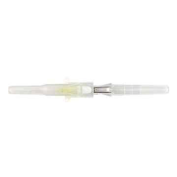 Insyte Autoguard Winged, Yellow, 24 Gauge x 0.75 Inch (Non Blood Control)
