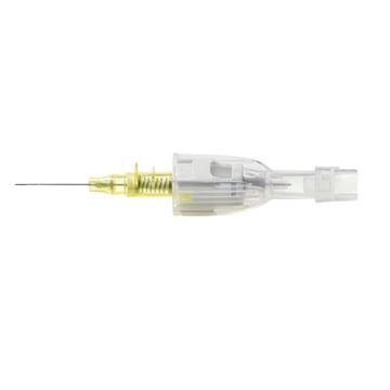24 Gauge x 3/4 Inch, Yellow IV Catheter