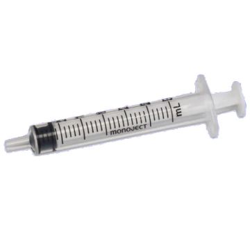 3mL Syringes by Monoject | Luer Slip & Lock Tips