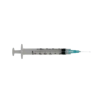 Exel Luer Lock 3 mL Syring with Needle
