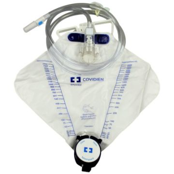 4000 mL Drain Bag with Anti-Reflux Device, 48 Inch Tubing