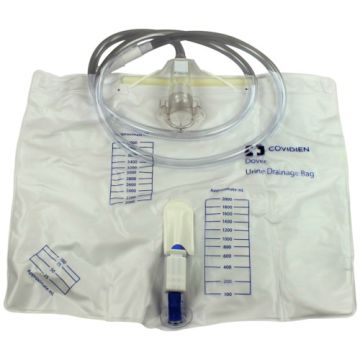 4000 mL Drain Bag without Anti-Reflux Device CSR, 48 Inch Tubing