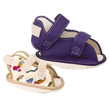 Pediatric Canvas Rocker Bottom Cast Shoe