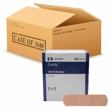 Plastic, Rectangle, 1 X 3 Inches case of 3600
