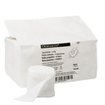 Dermacea 441251 Gauze Fluff Rolls 4inx4yds 6 Ply