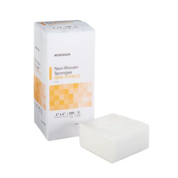 McKesson 94442000 Medi-Pak 4 x 4 Inch 4 Ply Non-Woven Sponges