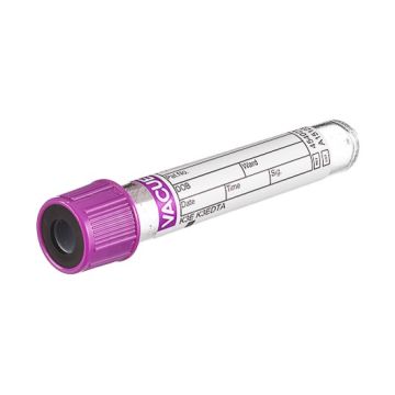 4 mL Vacuette K3E K3EDTA Tube - Lavender, 13x75 mm