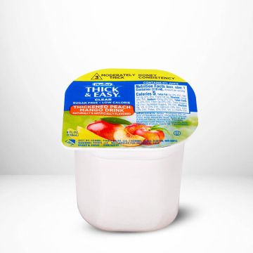 4 Ounce, Sugar-Free Peach Mango Beverage - Honey Consistency