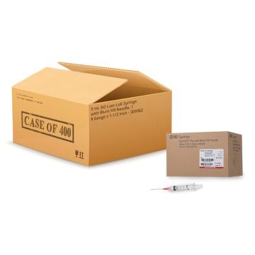 18 Gauge x 1-1/2 Inch, 5 mL - Case of 400