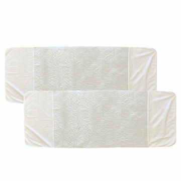 36 x 60 Inch (Queen), with Tuckable Sides - White
