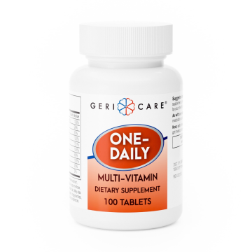 Multivitamin Supplement Geri-Care® Tablet 100 per Bottle (501-01-GCP)