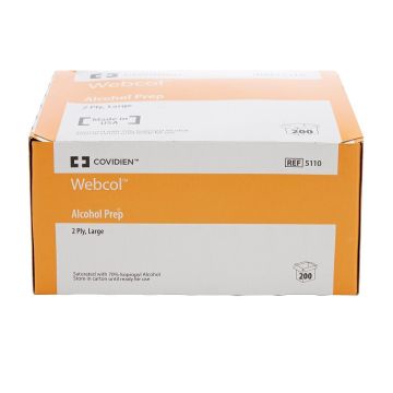 WEBCOL Alcohol Prep Pads Wipes