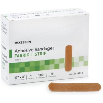 McKesson Fabric Strip Adhesive Bandages