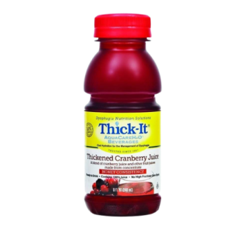 Thickened Cranberry Juice - Honey Consistency, 8 oz Bottle