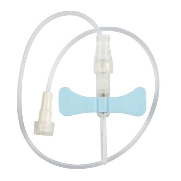 23 Gauge x 3/4 Inch Needle without Luer Adapter, 12 Inch Tubing