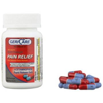 Geri-Care Pain Relief Acetaminophen Gelcaps