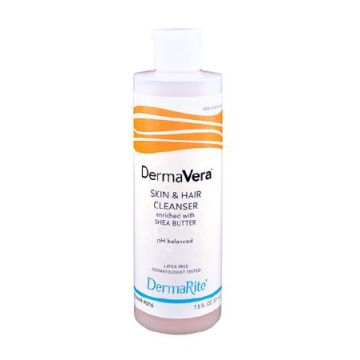 DermaVera Skin & Hair Cleanser with Shea Butter, pH Balanced