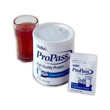 Hormel ProPass Protein Powder, Whey - 7.5 oz Can, 8 Gram Packets